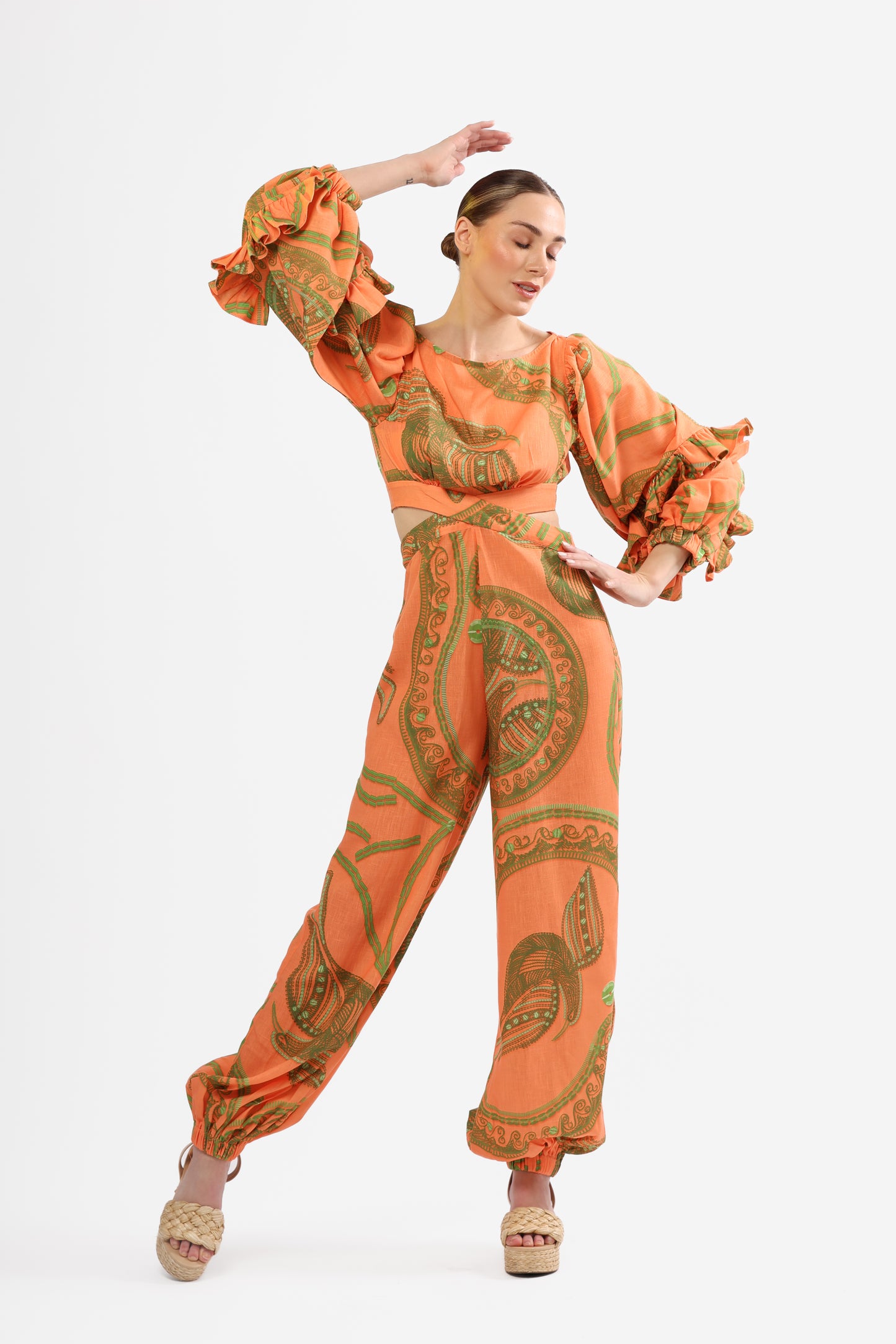 AGAETE ORANGE JUMPSUIT