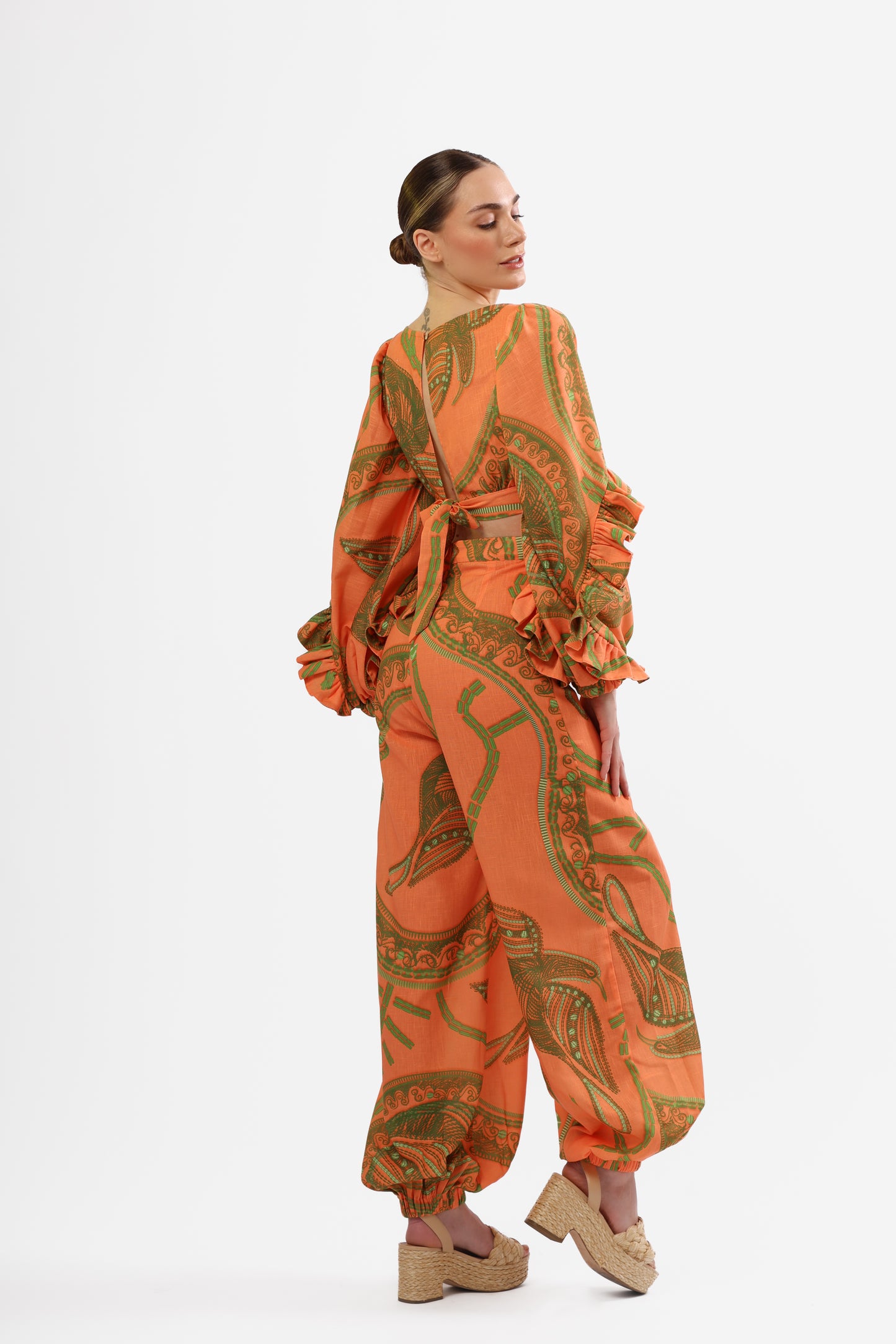 AGAETE ORANGE JUMPSUIT