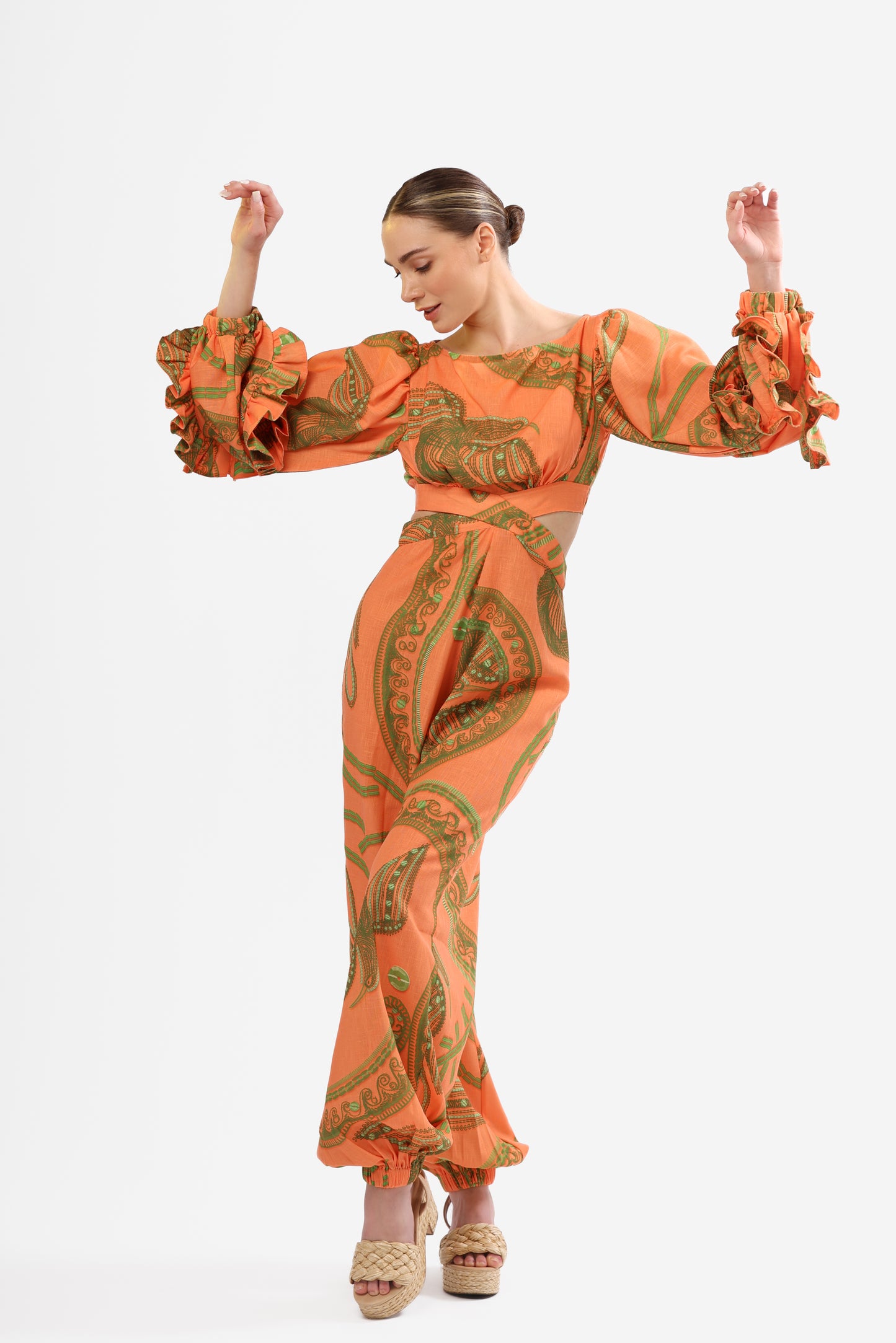 AGAETE ORANGE JUMPSUIT